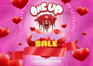 Celebrate Valentine's Day with 30% Off at oneupvibe.com during the i love you sale.