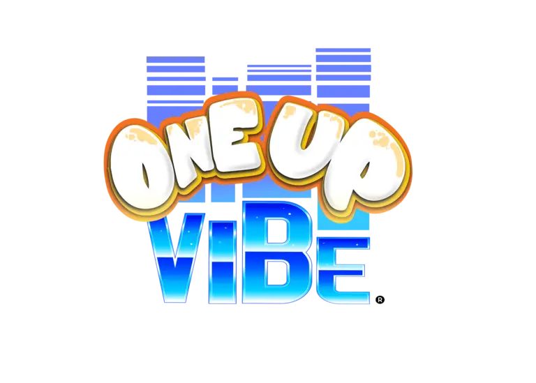 music bounce logo for the one up vibe